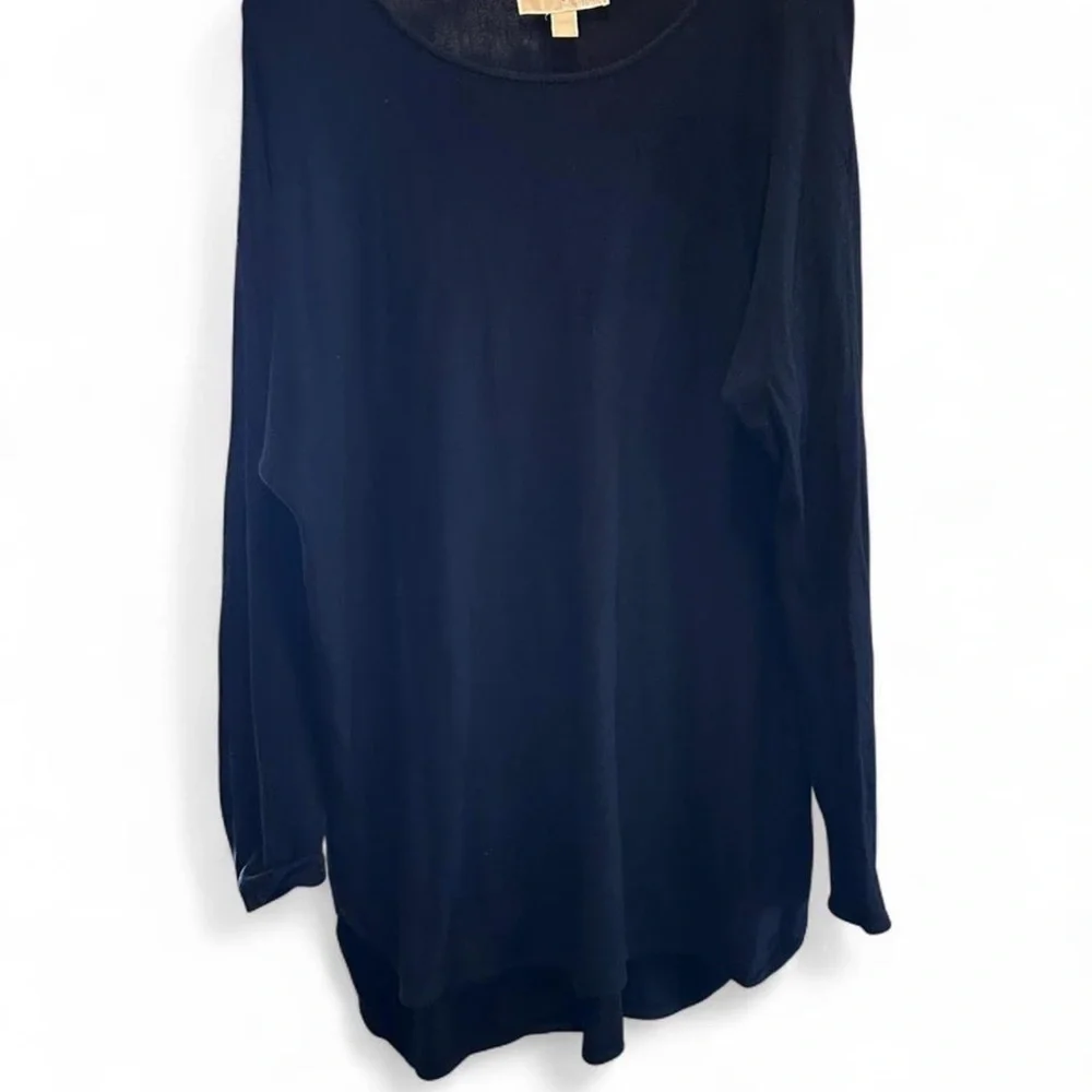 Michael Kors Black Long Sleeve Sweater Dress size Large Womens